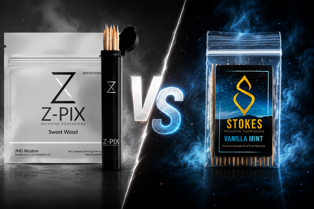 Z-Pix vs Stokes Picks: Which Nicotine Toothpick