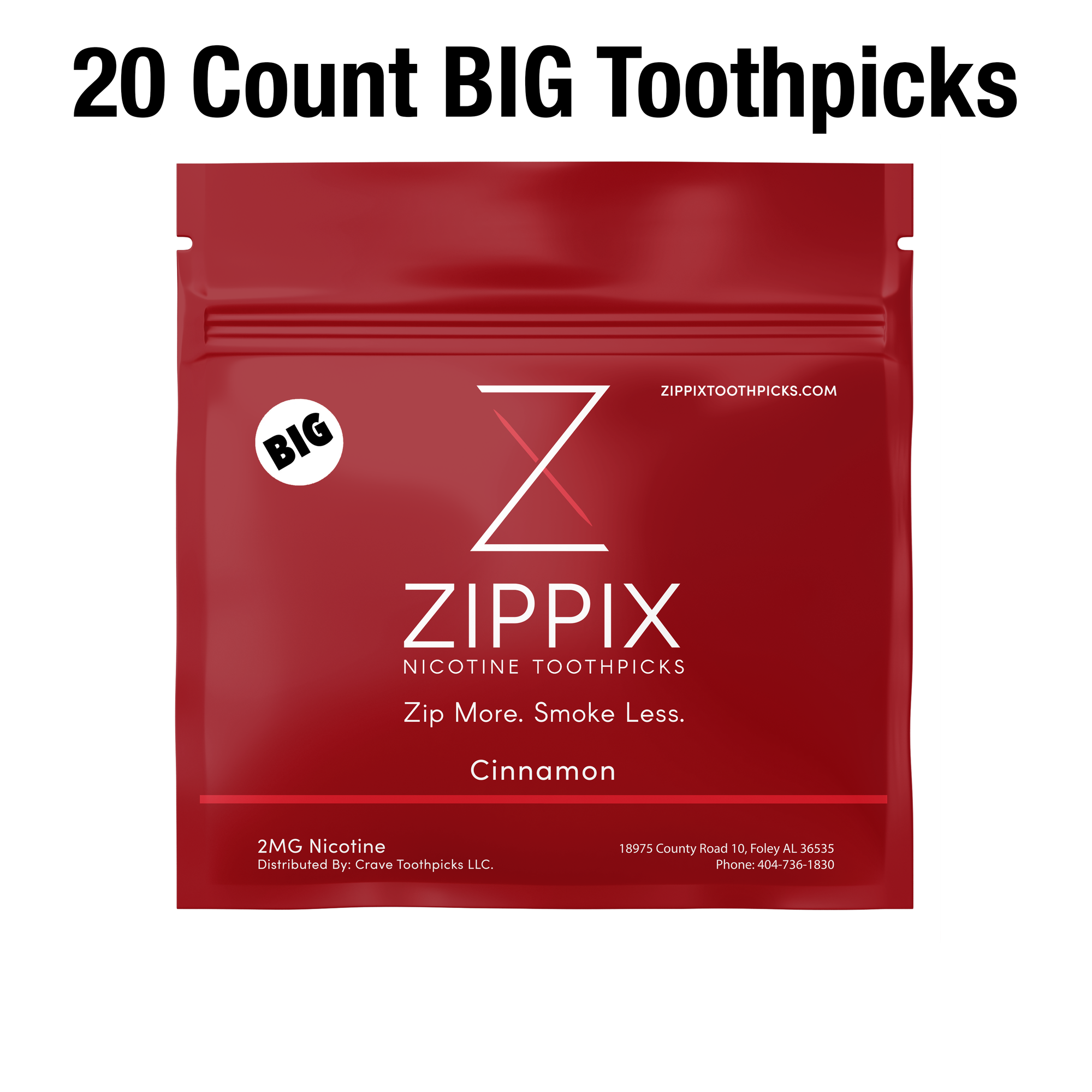 Zippix Wholesale BIG Toothpick 20 Count Packs