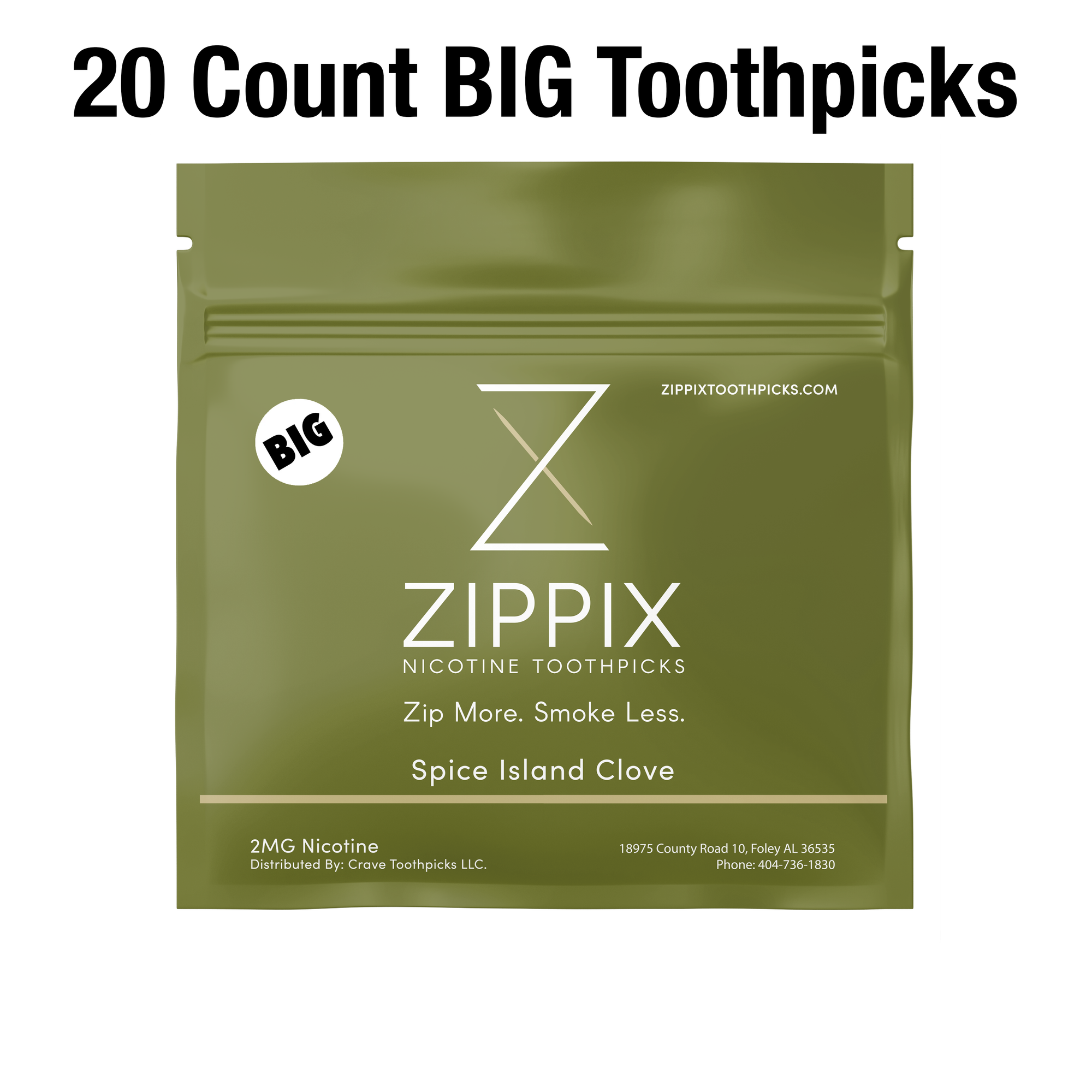 Zippix Wholesale BIG Toothpick 20 Count Packs