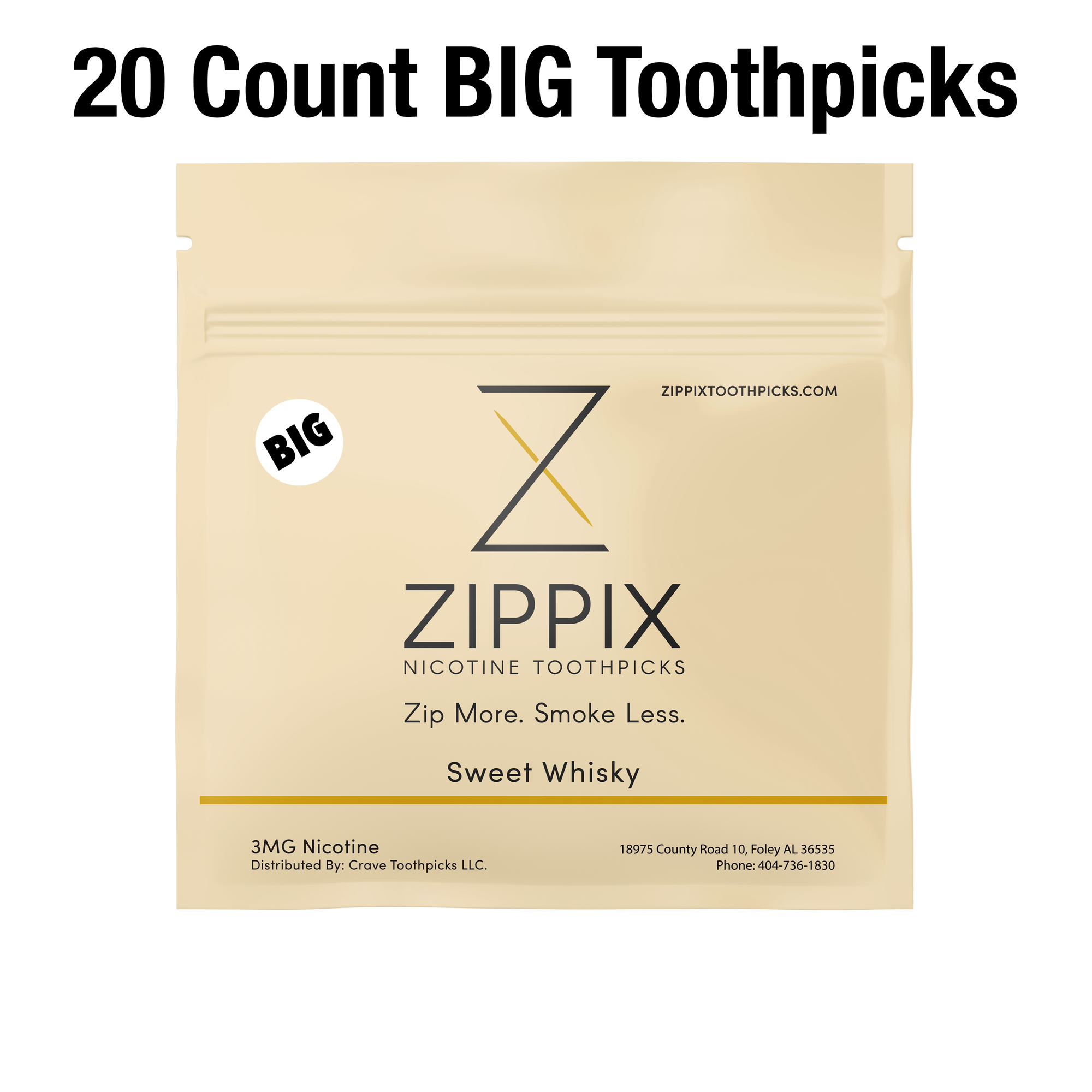 Zippix Wholesale BIG Toothpick 20 Count Packs