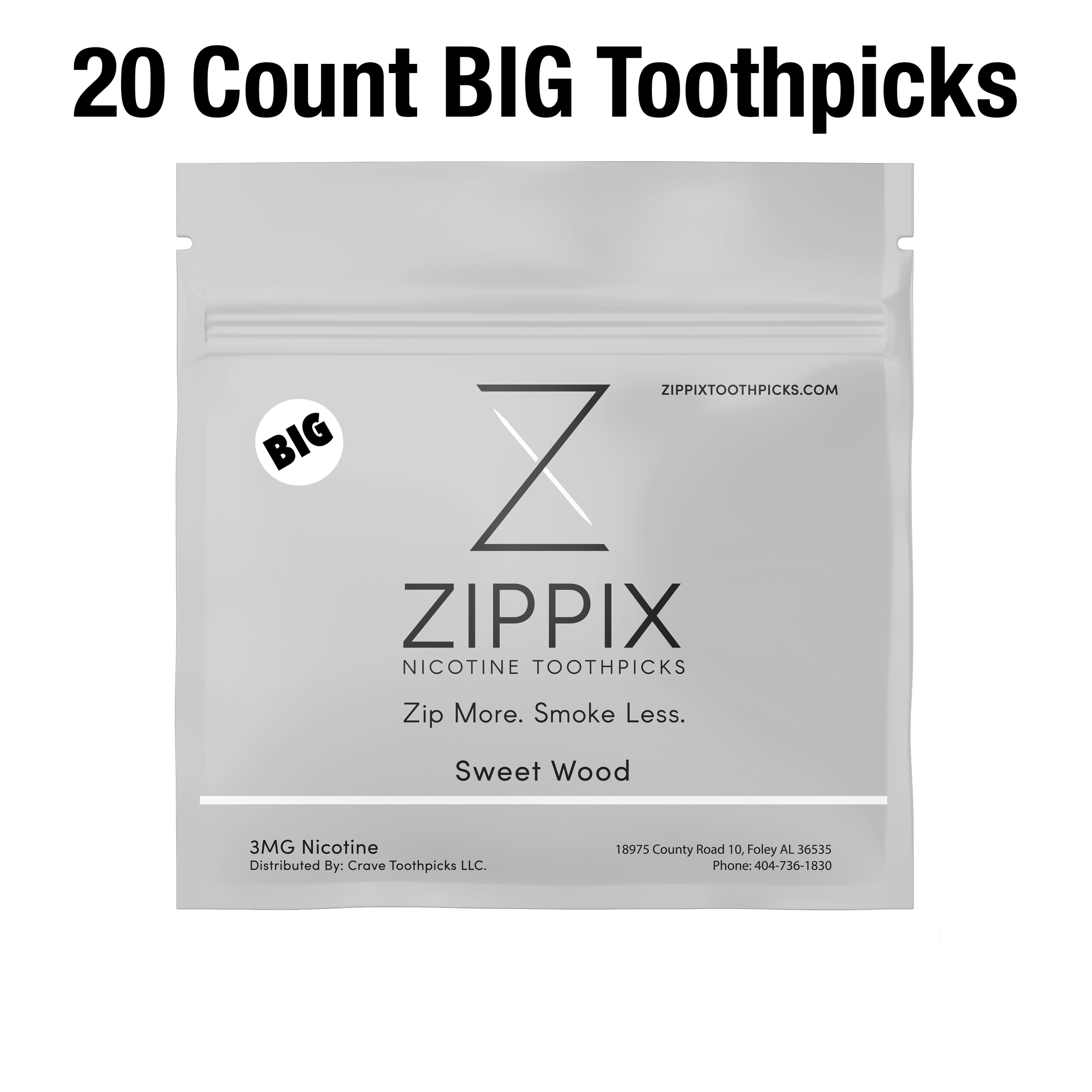 Zippix Wholesale BIG Toothpick 20 Count Packs