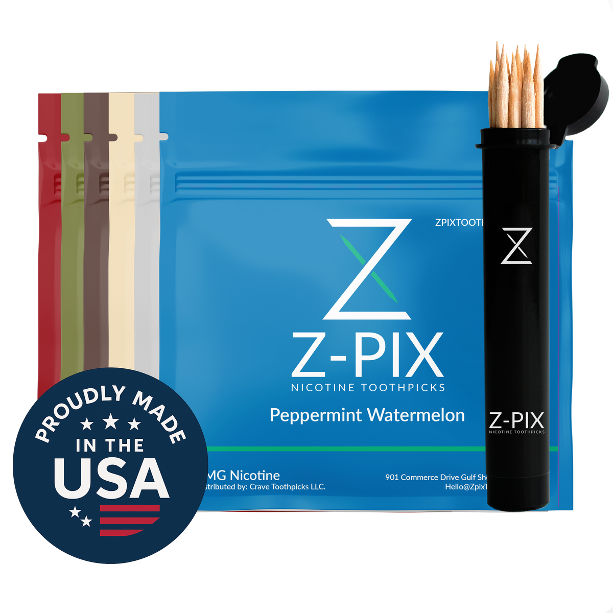 Z-Pix Nicotine Toothpicks - Formerly Zippix Toothpicks Z-Pix Nicotine Toothpicks - Formerly Zippix Toothpicks