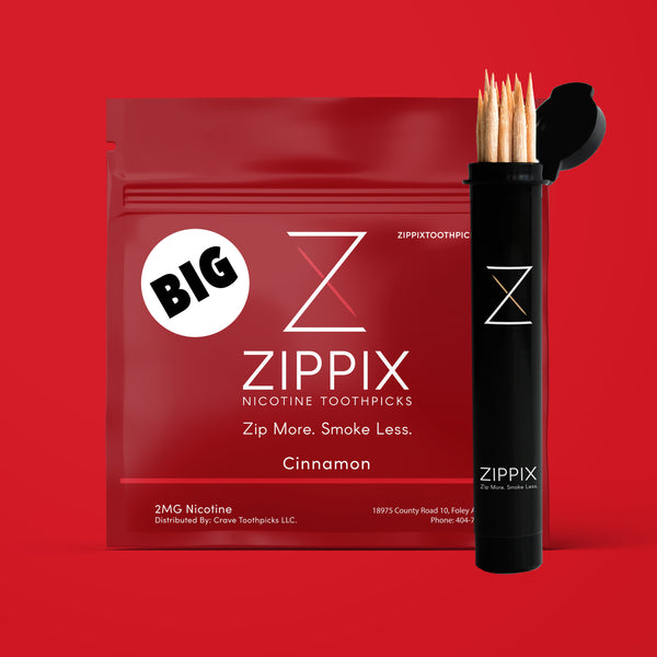 BIG Cinnamon Nicotine Toothpicks – Zippix Nicotine Toothpicks