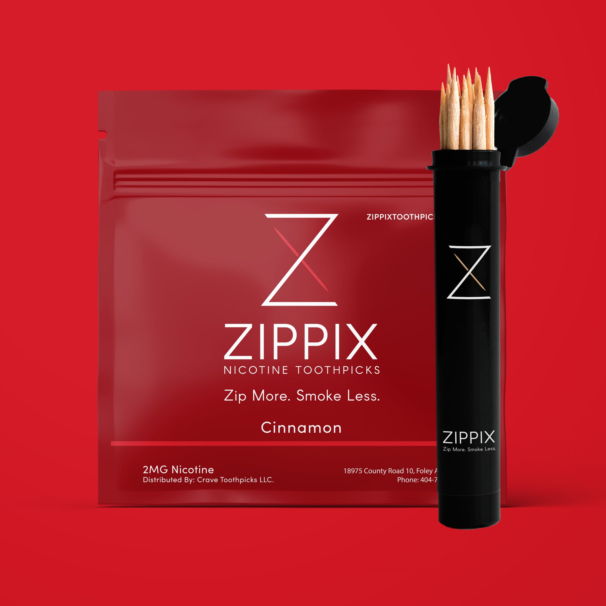 Cinnamon Flavored Nicotine Toothpicks