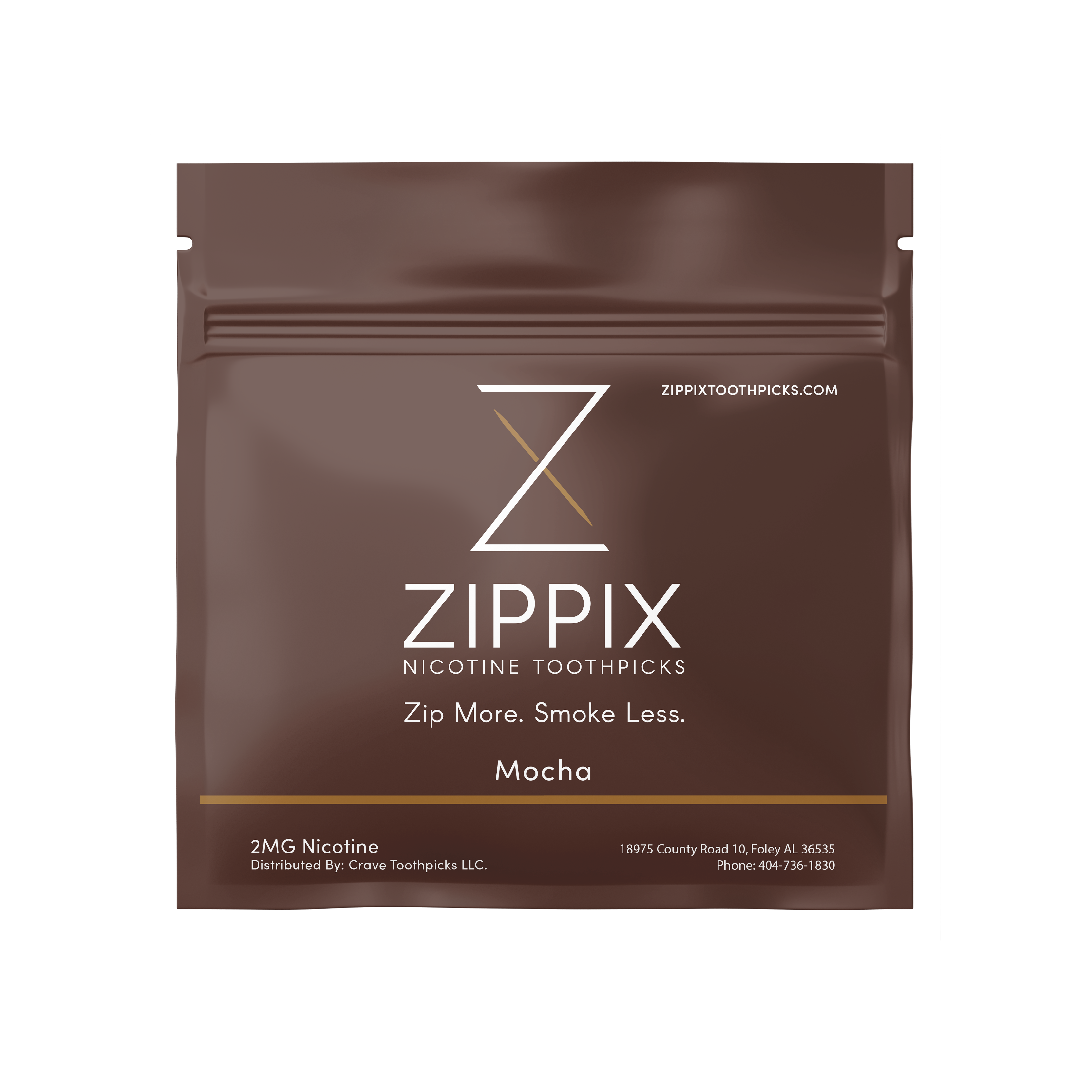 Mocha Nicotine Toothpicks | (20 Count Nicotine Toothpicks