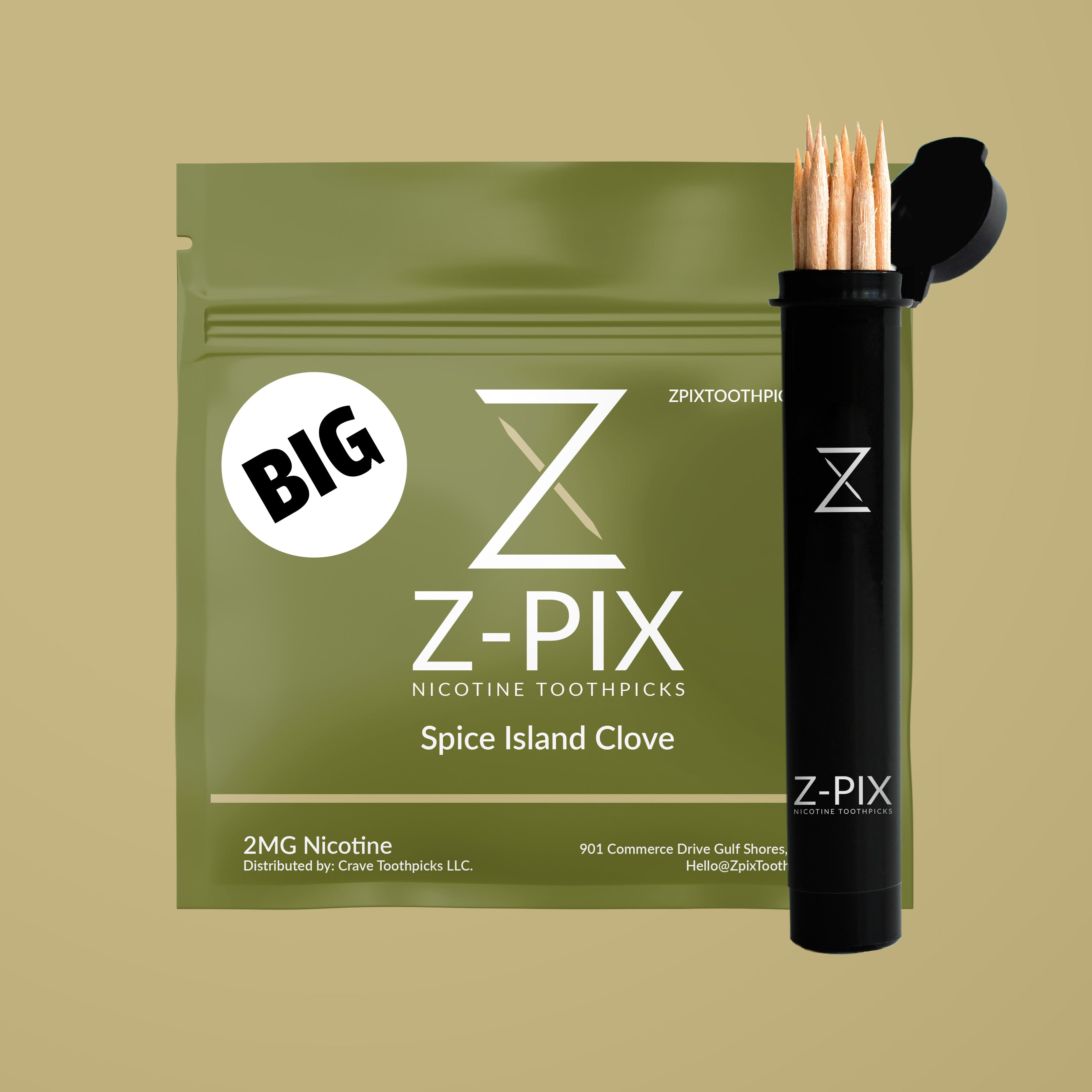 BIG Clove Nicotine Toothpicks 100ct | Z-Pix™ – Z-Pix Nicotine