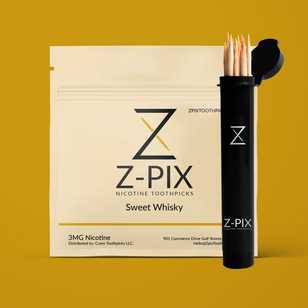 Sweet Whisky Nicotine Toothpicks 100ct, 3mg | Z-Pix™ – Z-Pix